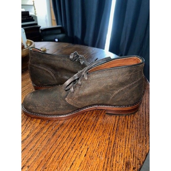 Frye Bowery Chukka Waxed Suede Brown Chukka Boots Mn’s Size 9.5M main image 5